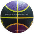 Purple Black Rubber Material Basketball Size 7